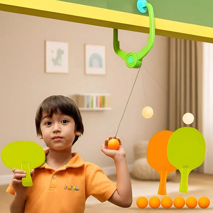 Indoor/Outdoor Doorway Ping Pong Game Set for Kids