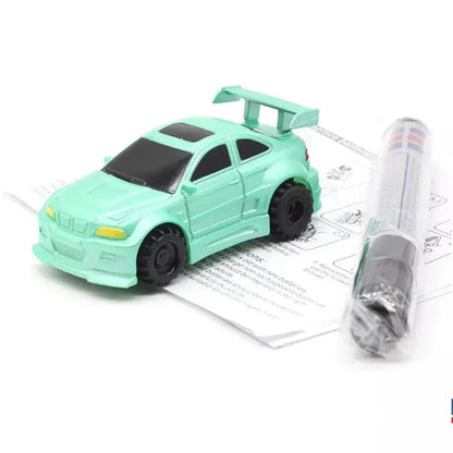 Inductive Toy Car Line-Tracking Drawing Play Set