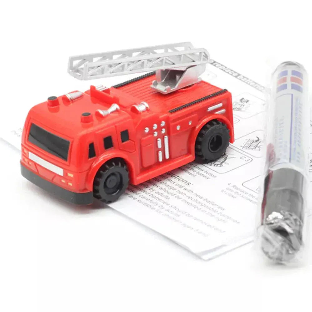 Inductive Toy Car Line-Tracking Drawing Play Set