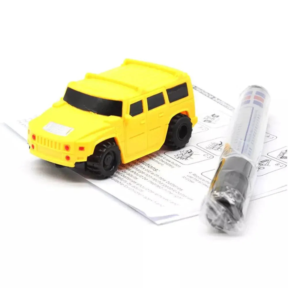 Inductive Toy Car Line-Tracking Drawing Play Set
