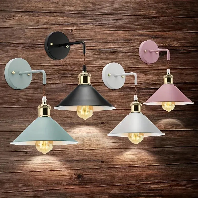 Industrial Oil-Rubbed Metal Wall Sconce Light Fixture
