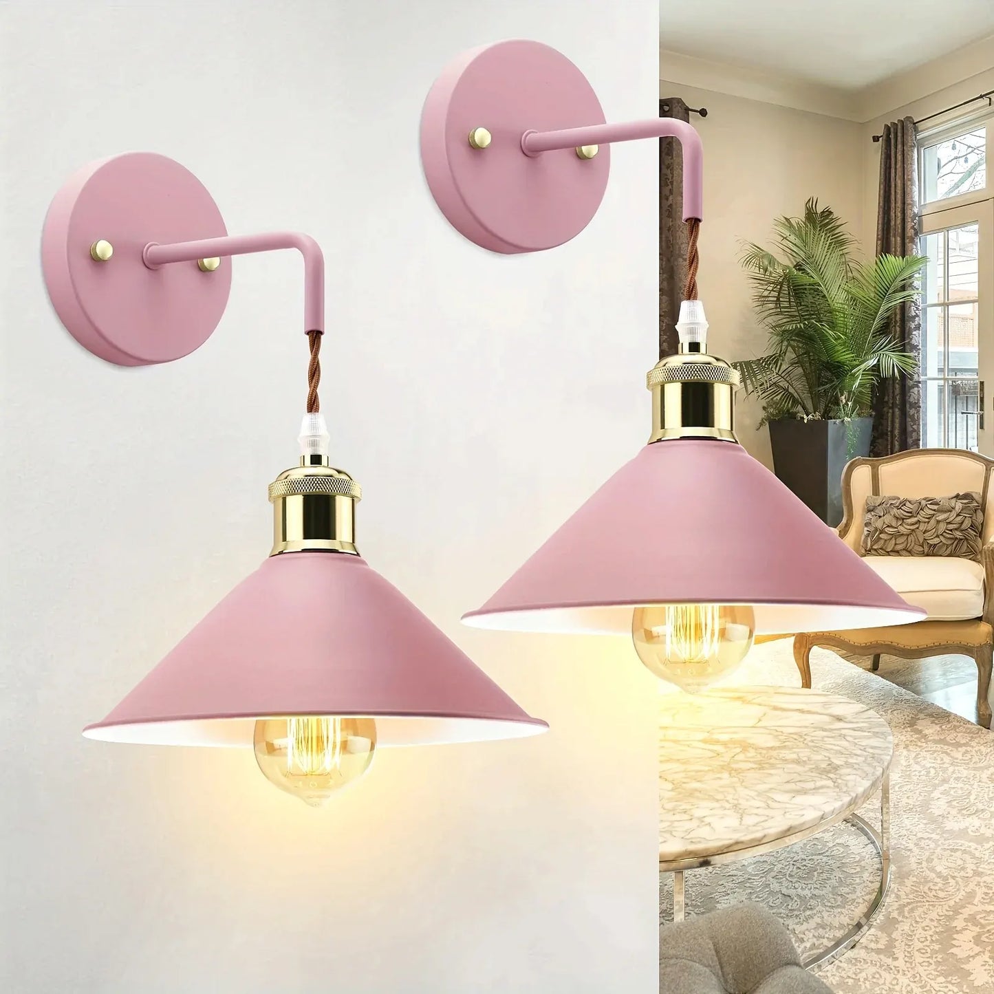 Industrial Oil-Rubbed Metal Wall Sconce Light Fixture