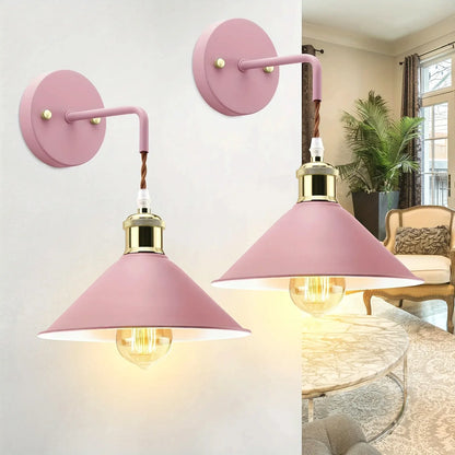Industrial Oil-Rubbed Metal Wall Sconce Light Fixture
