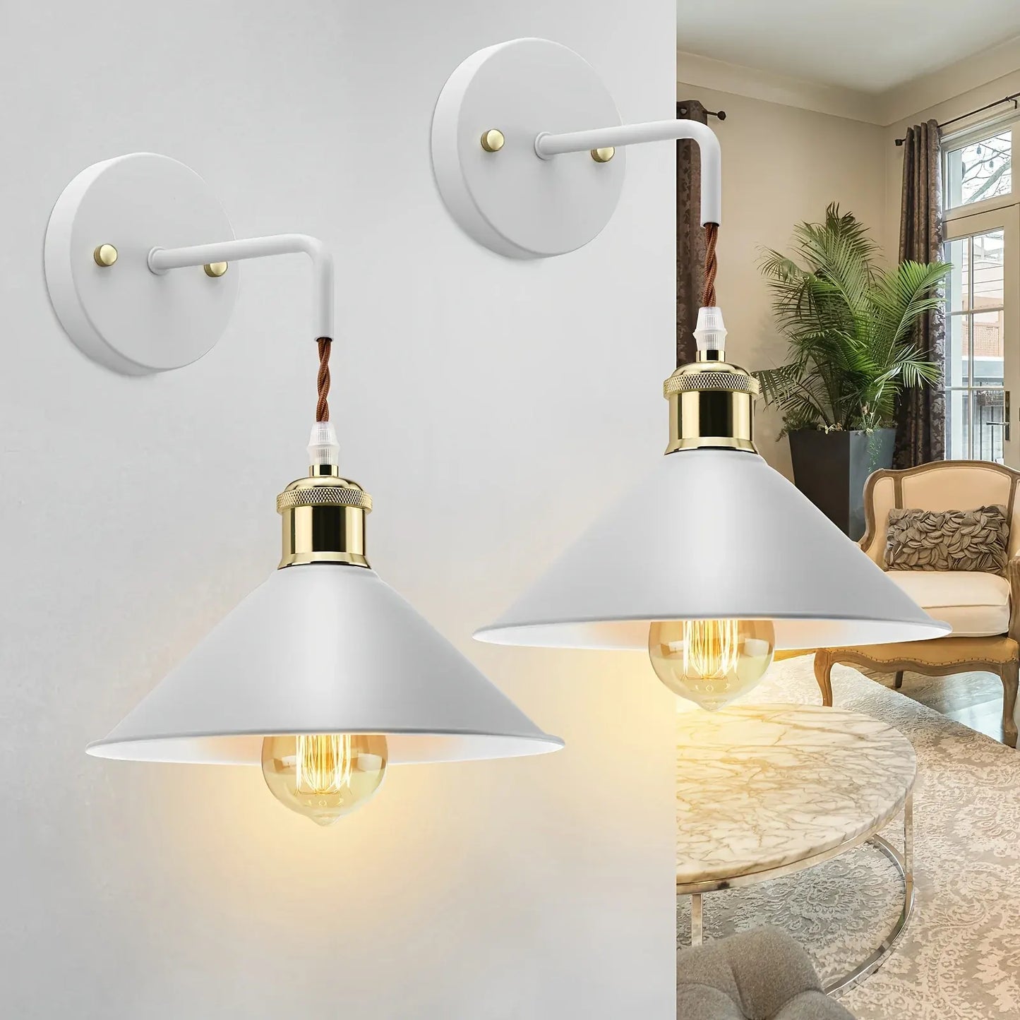 Industrial Oil-Rubbed Metal Wall Sconce Light Fixture