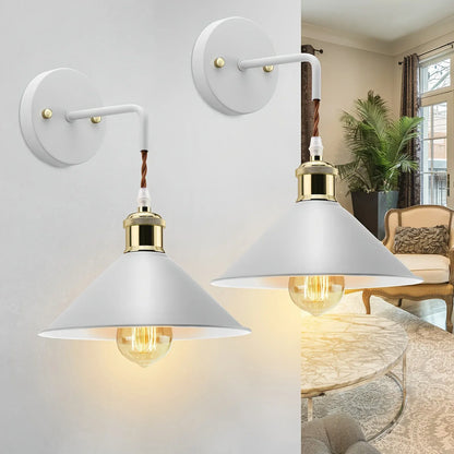 Industrial Oil-Rubbed Metal Wall Sconce Light Fixture