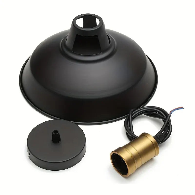Industrial Retro Metal Pendant Light for Loft-Style Decor