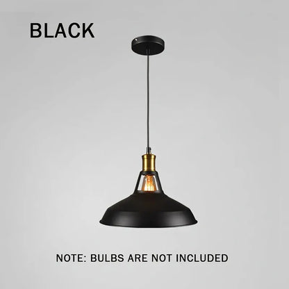 Industrial Retro Metal Pendant Light for Loft-Style Decor