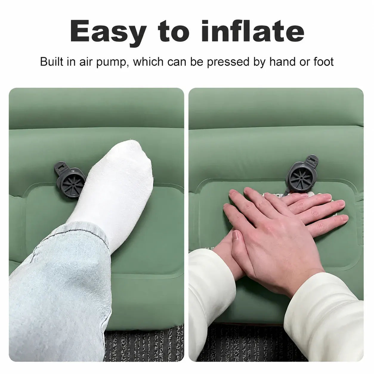 Inflatable Camping Sleeping Pad Portable Air Mattress for Travel