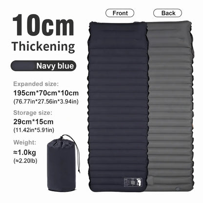Inflatable Camping Sleeping Pad Portable Air Mattress for Travel