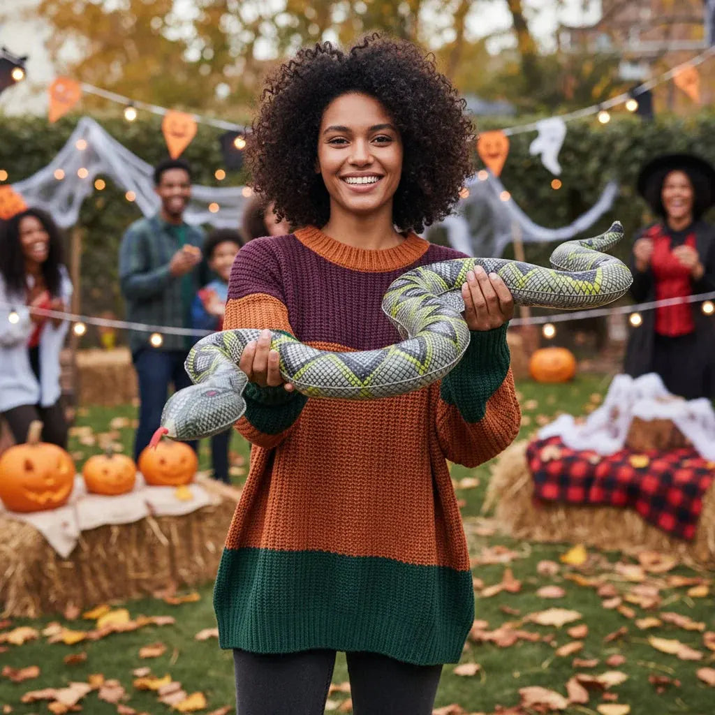 Inflatable Snake Halloween Holiday Decor