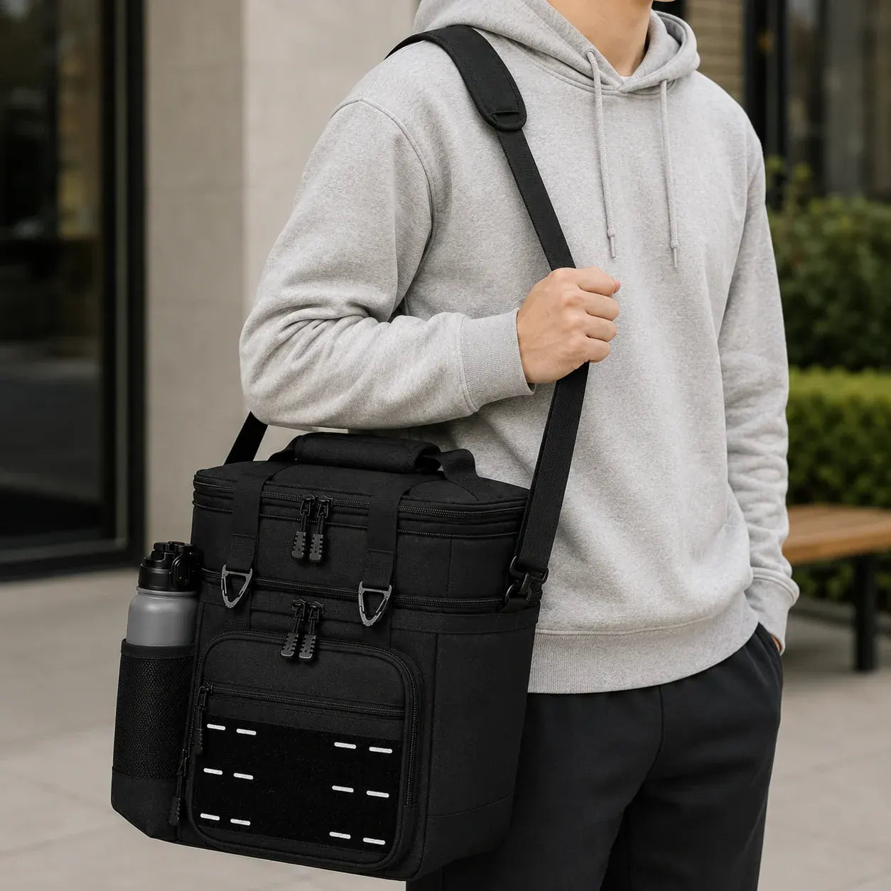 Insulated Cooler Lunch Tote with Shoulder Strap