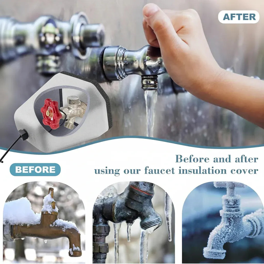 Insulated Foam Winter Freeze Protection Outdoor Faucet Cover