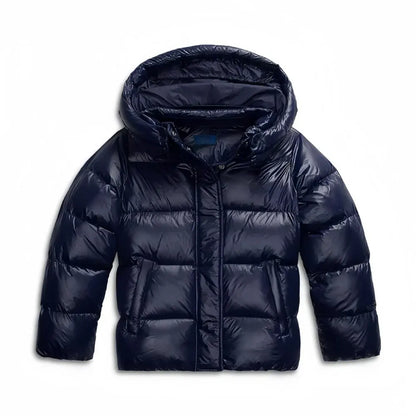 Insulated Hooded Puffer Coat for Women - Warm Winter Outerwear