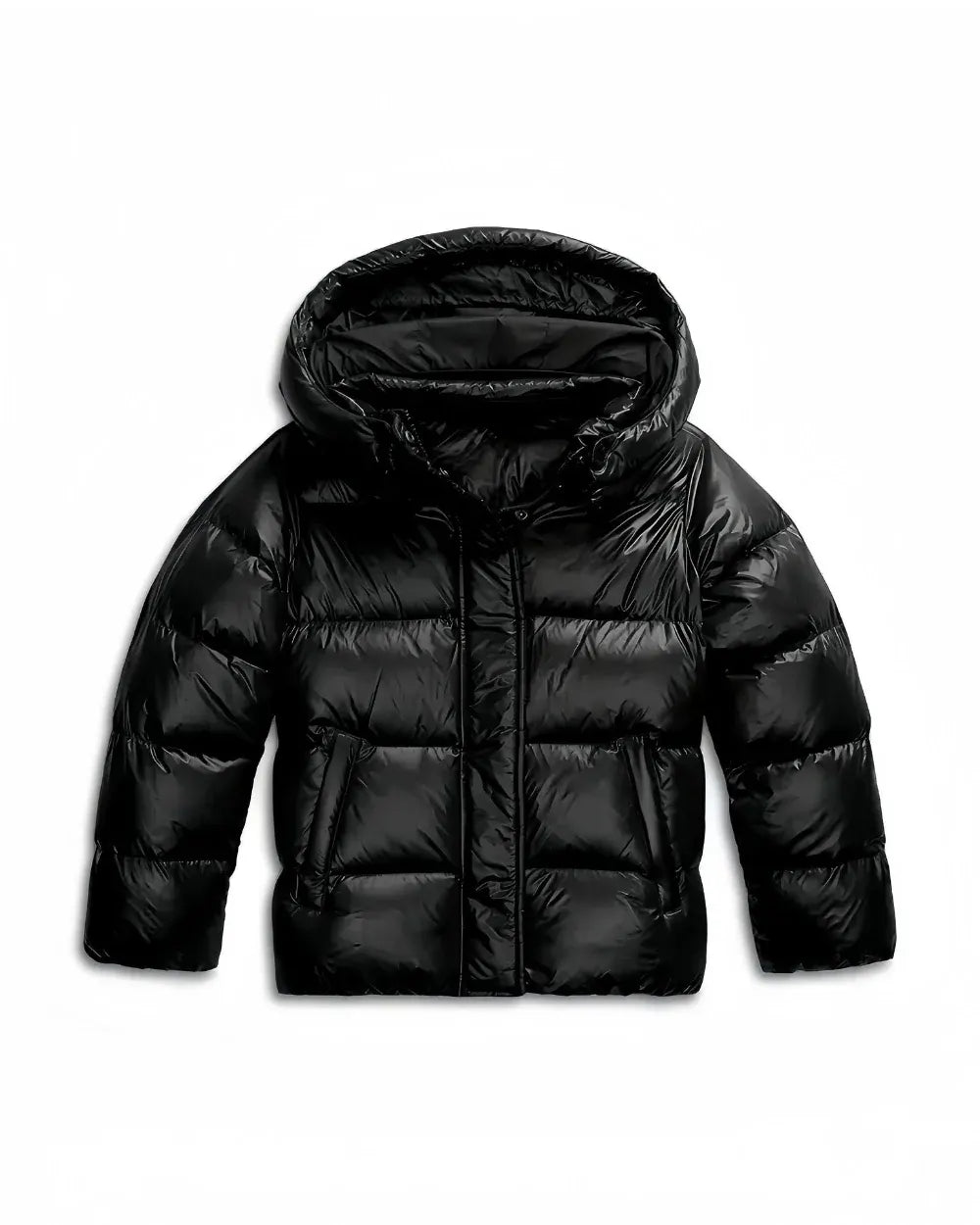 Insulated Hooded Puffer Coat for Women - Warm Winter Outerwear