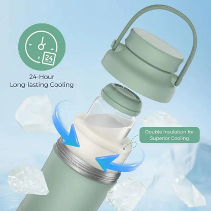 Insulated Portable Breast Milk Storage Container Cooler