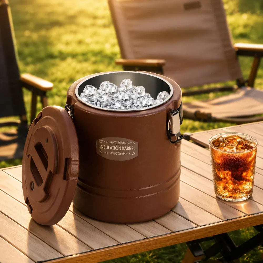 Insulated Thermal Food Storage Bucket - Hot & Cold Retention Container