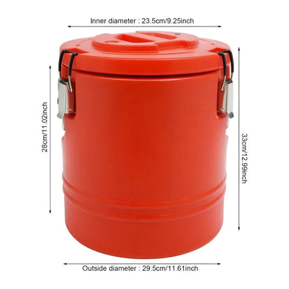 Insulated Thermal Food Storage Bucket - Hot & Cold Retention Container