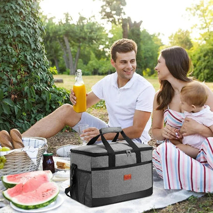 Insulated Zippered Cooling Cooler Bag for Food Storage