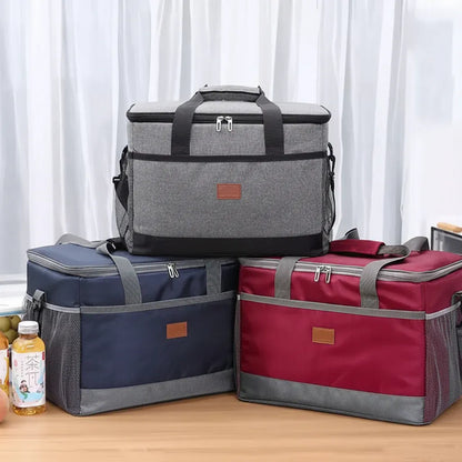 Insulated Zippered Cooling Cooler Bag for Food Storage