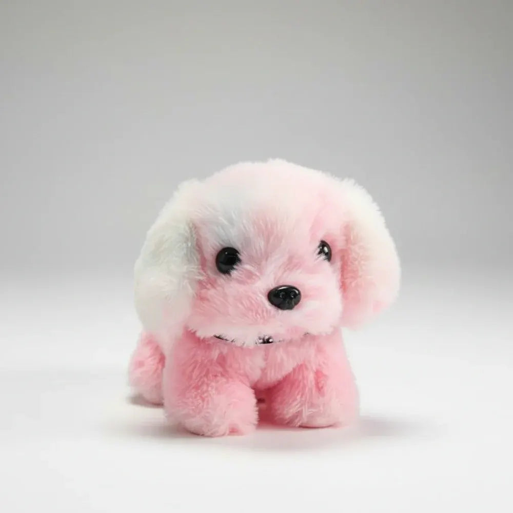 Interactive Barking Puppy Plush Figure with Walking Motion