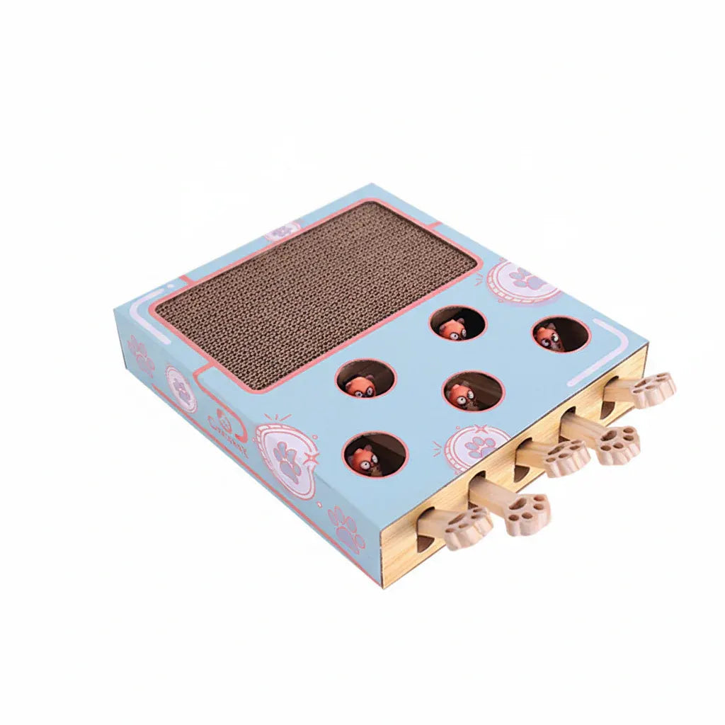 Interactive Cat Scratching Puzzle Box Toy