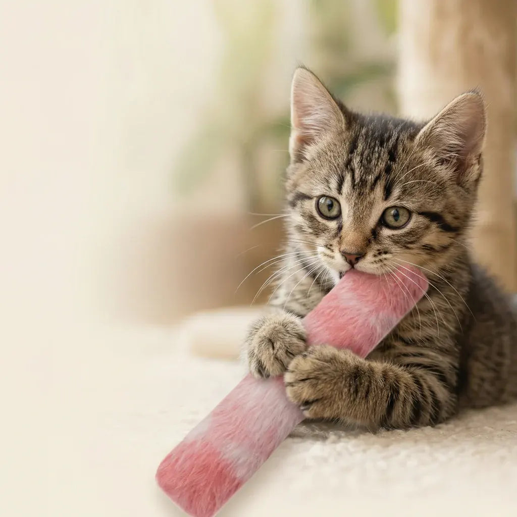 Interactive Catnip Plush Kick Pillow Chew Toy for Cats