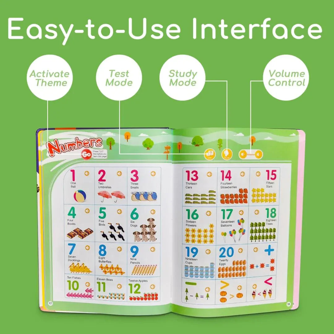 Interactive English Learning Book for Kids Education