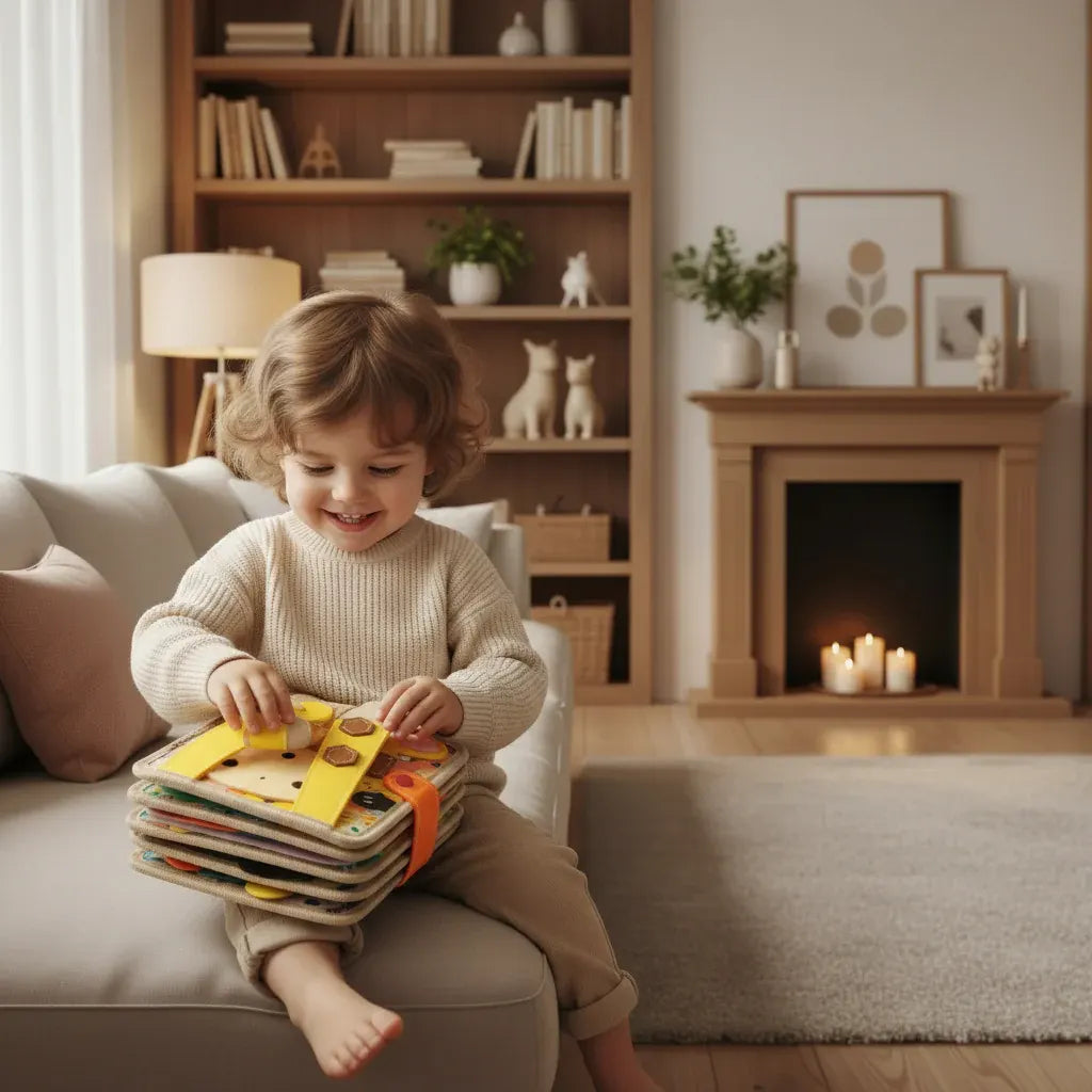 Interactive Felt Storyboard Book Set for Toddler Learning & Development