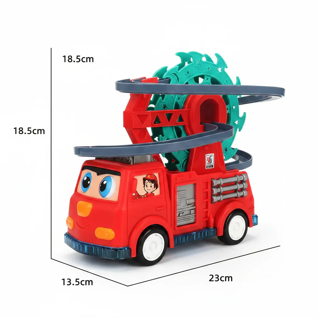 Interactive Fire Truck Educational Toy Vehicle Playset