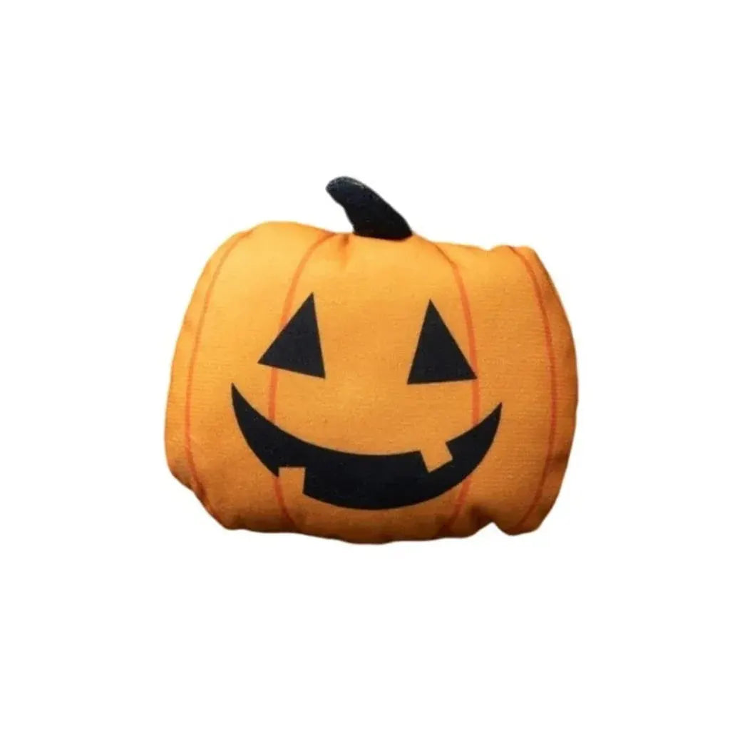 Interactive Ghost Design Plush Cat Toy for Halloween Fun