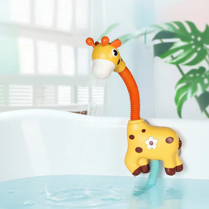 Interactive Giraffe Water Spray Bath Toy with Soft Edges
