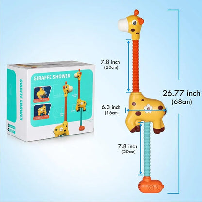 Interactive Giraffe Water Spray Bath Toy with Soft Edges