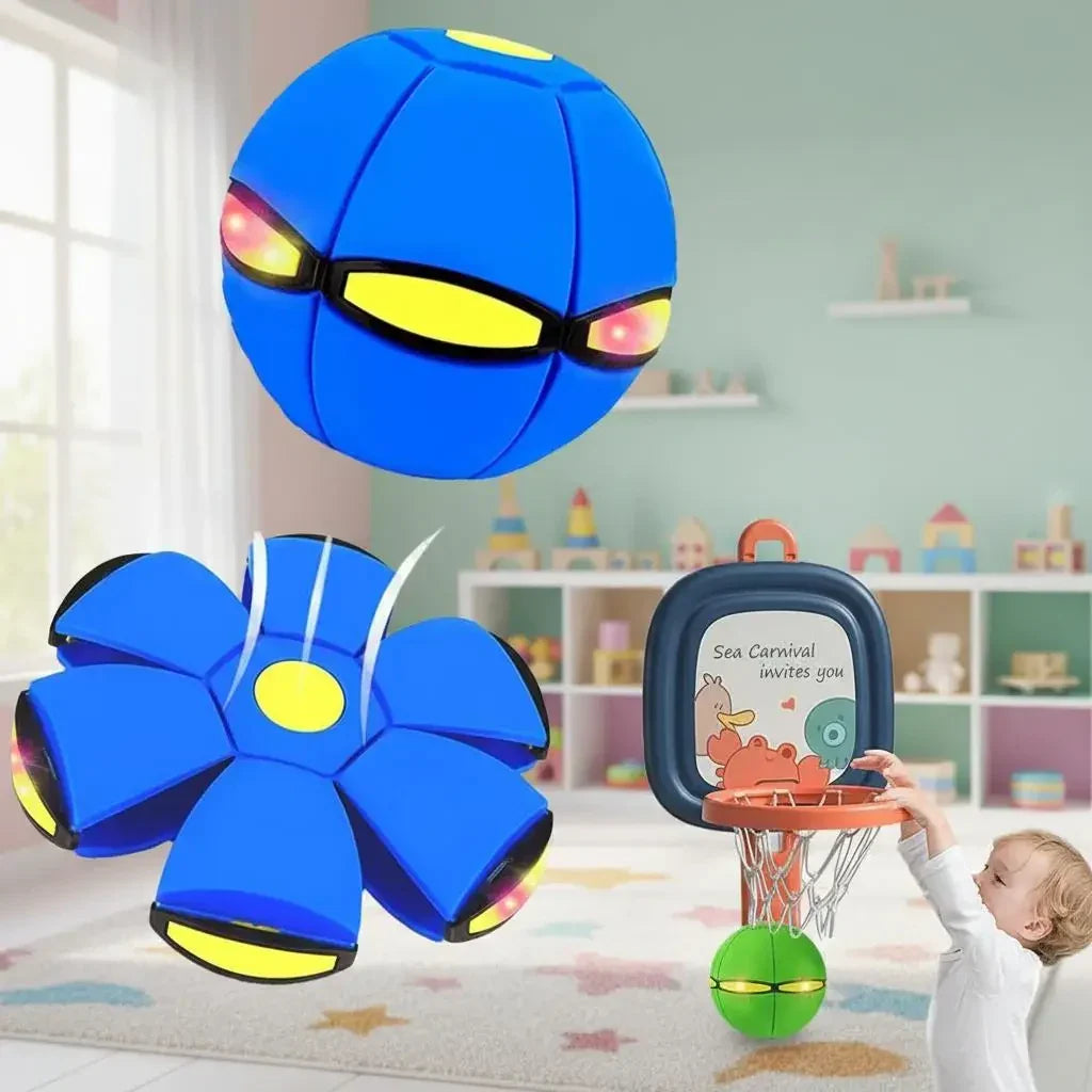 Interactive Light-Up Bouncing Ball Educational Pet Toy