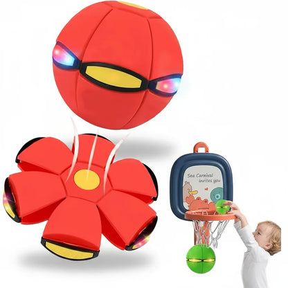 Interactive Light-Up Bouncing Ball Educational Pet Toy