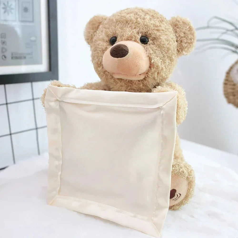 Interactive Musical Bear Plush – Tummy Time Companion for Infants