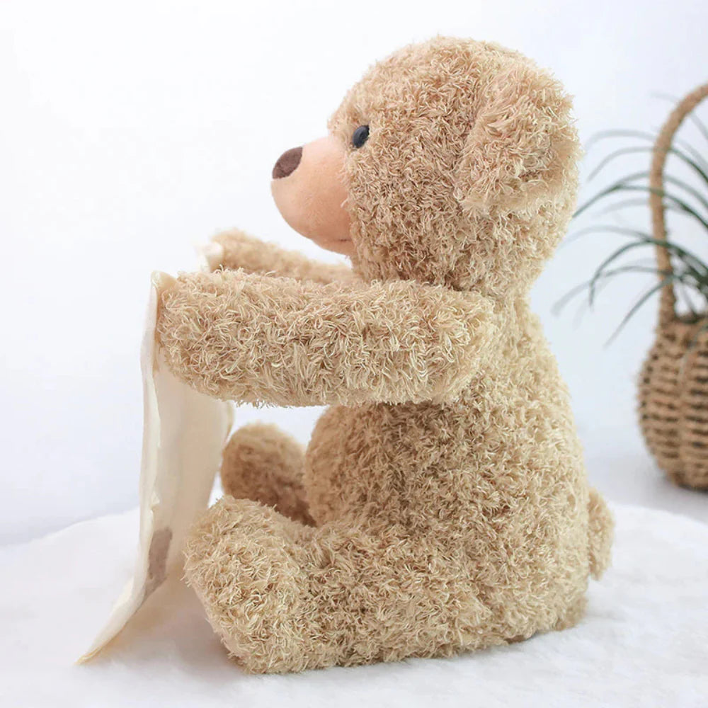 Interactive Musical Bear Plush – Tummy Time Companion for Infants