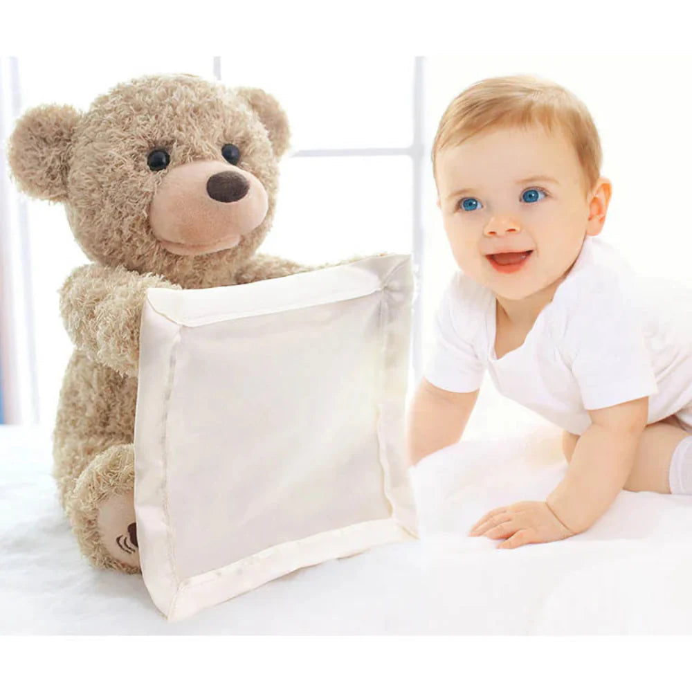 Interactive Musical Bear Plush – Tummy Time Companion for Infants