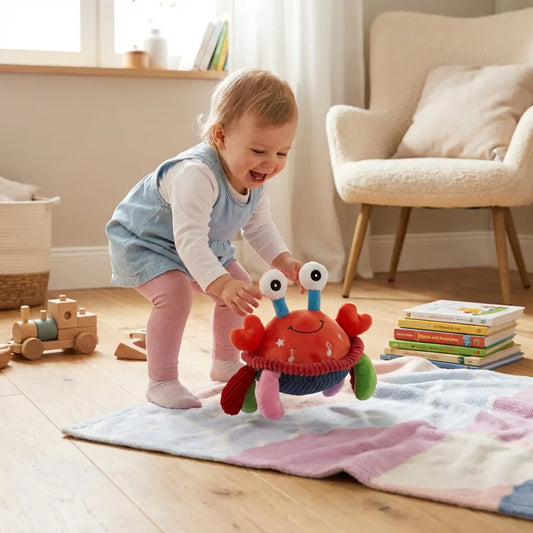 Interactive Musical Crab Activity Learning Toy for Kids
