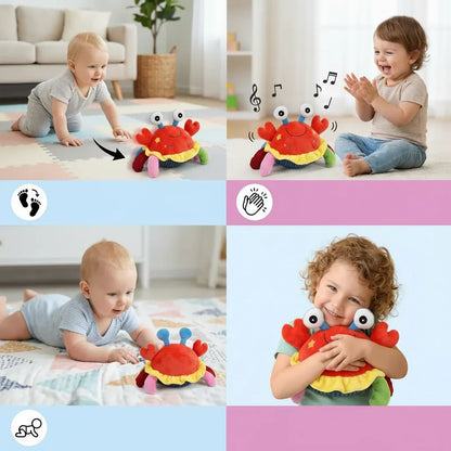 Interactive Musical Crab Activity Learning Toy for Kids