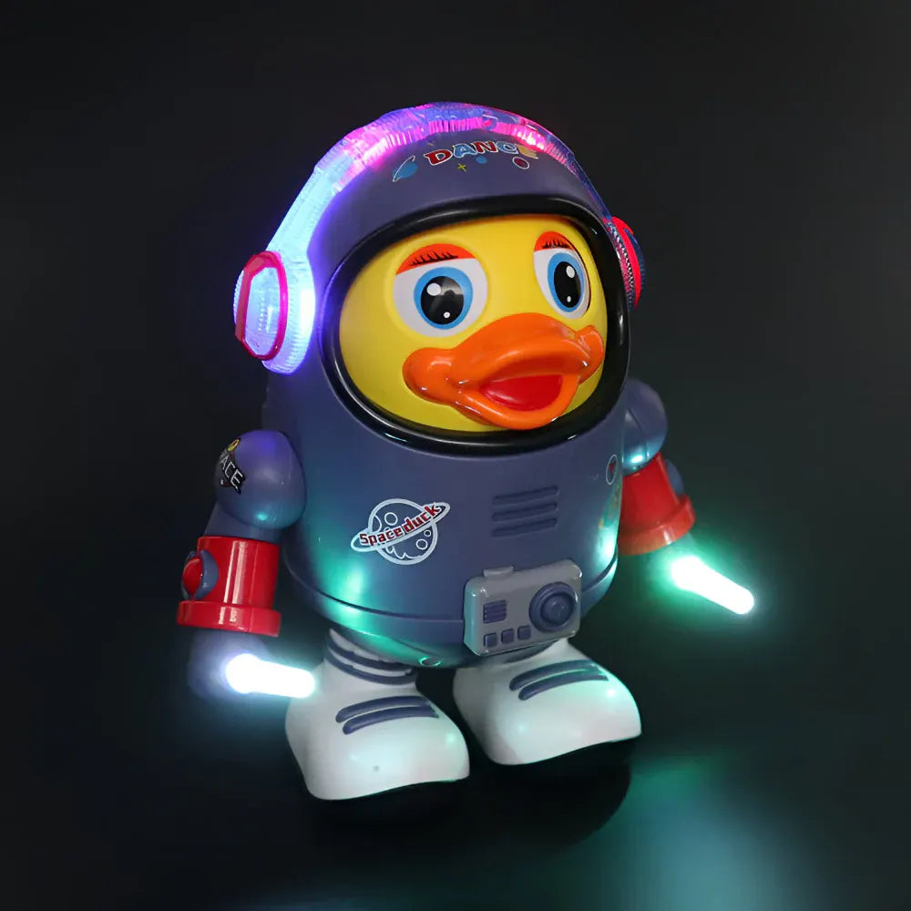 Interactive Musical Dancing Astronaut Duck Figure Toy