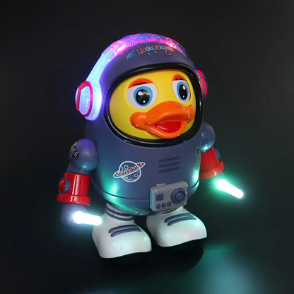 Interactive Musical Dancing Astronaut Duck Figure Toy