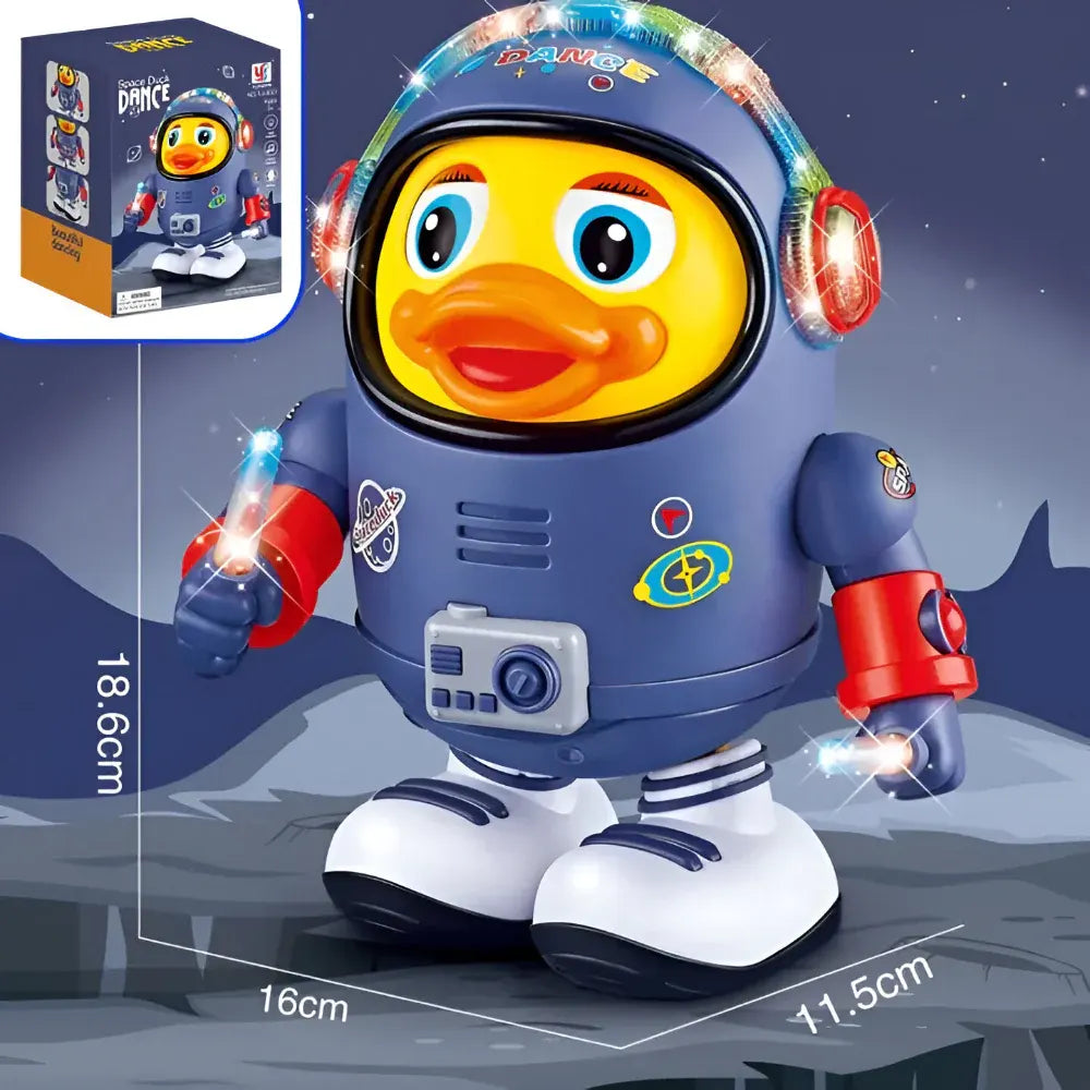 Interactive Musical Dancing Astronaut Duck Figure Toy