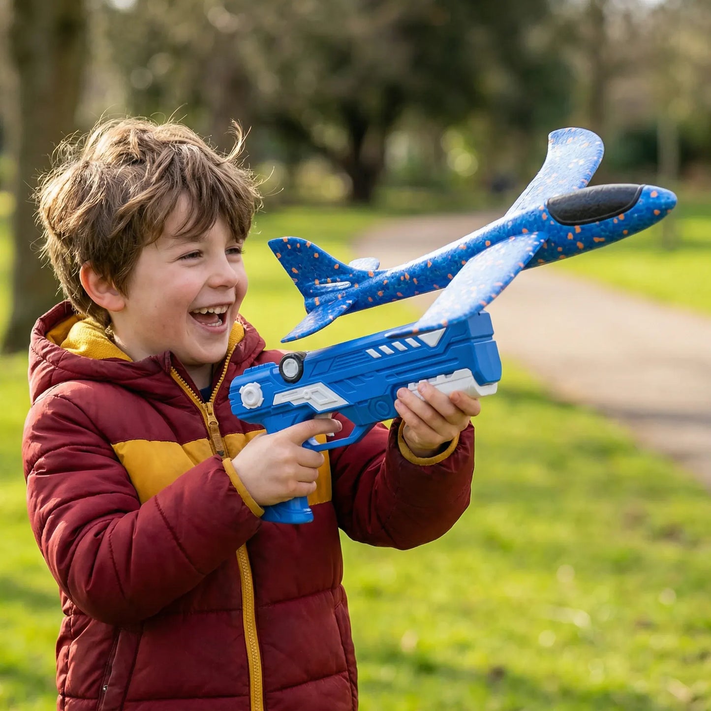 Interactive Outdoor Flying Launcher Toy for Kids