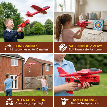 Interactive Outdoor Flying Launcher Toy for Kids
