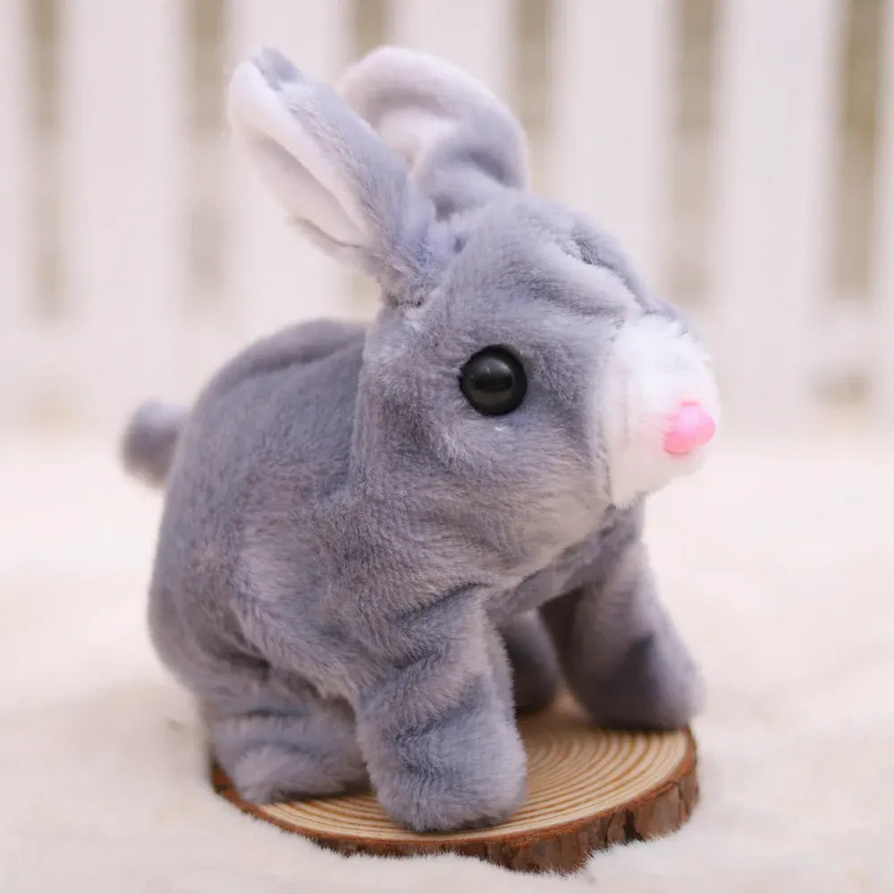 Interactive Plush Bunny Toy with Sound and Movement