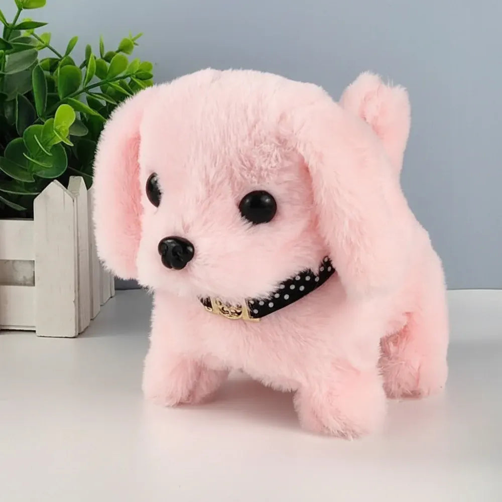 Interactive Plush Dog Toy with Realistic Motion and Sound