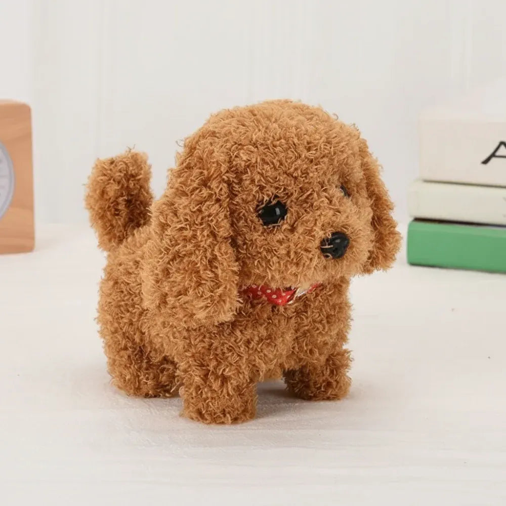 Interactive Plush Dog Toy with Realistic Motion and Sound