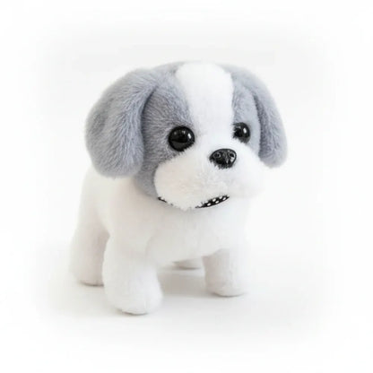 Interactive Plush Puppy Robot with Barking Motion Feature