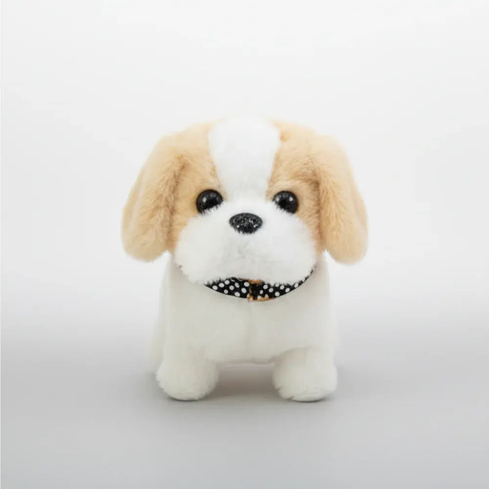 Interactive Plush Puppy Robot with Barking Motion Feature