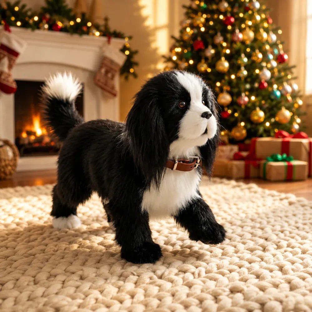 Interactive Puppy Robot with Walking, Barking & Gesture Control Features